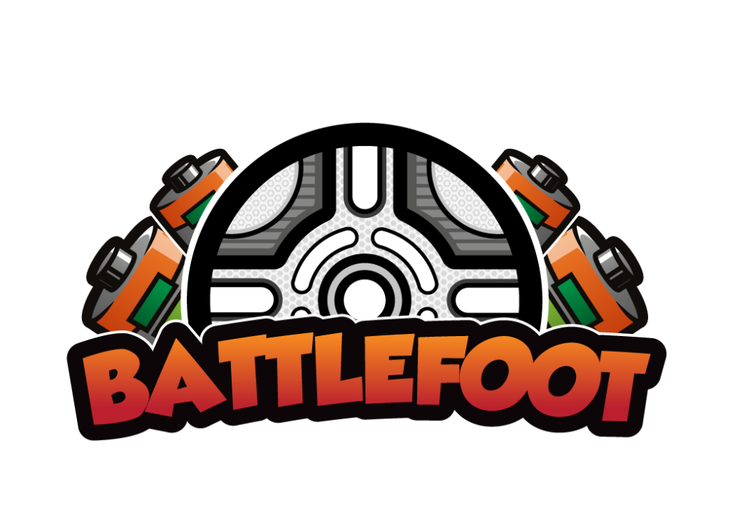 icône mode de jeu BattleFoot avec ballon au centre et piles turbo de chaque côté