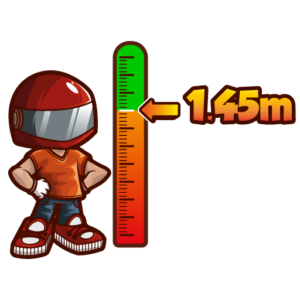 BattleKart minimum player height 1.45m