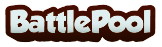 Le texte unique du logo BattlePool