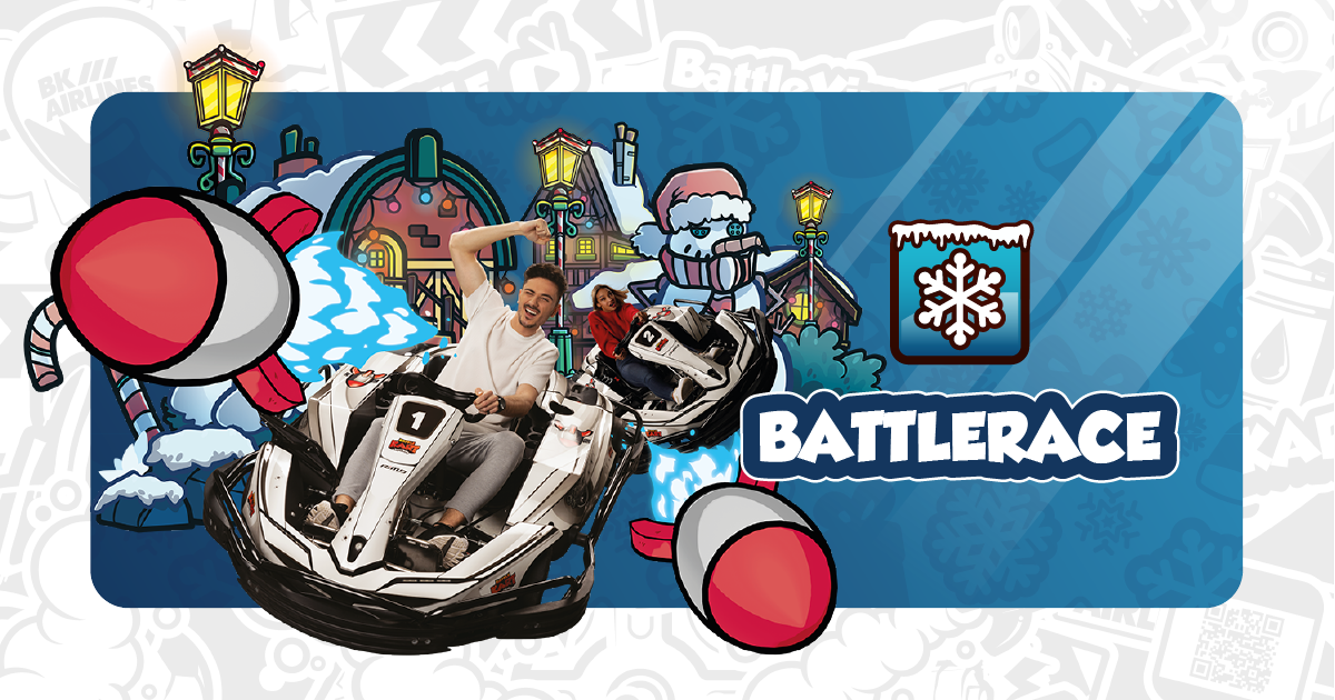 Play BattleRace Christmas game mode!