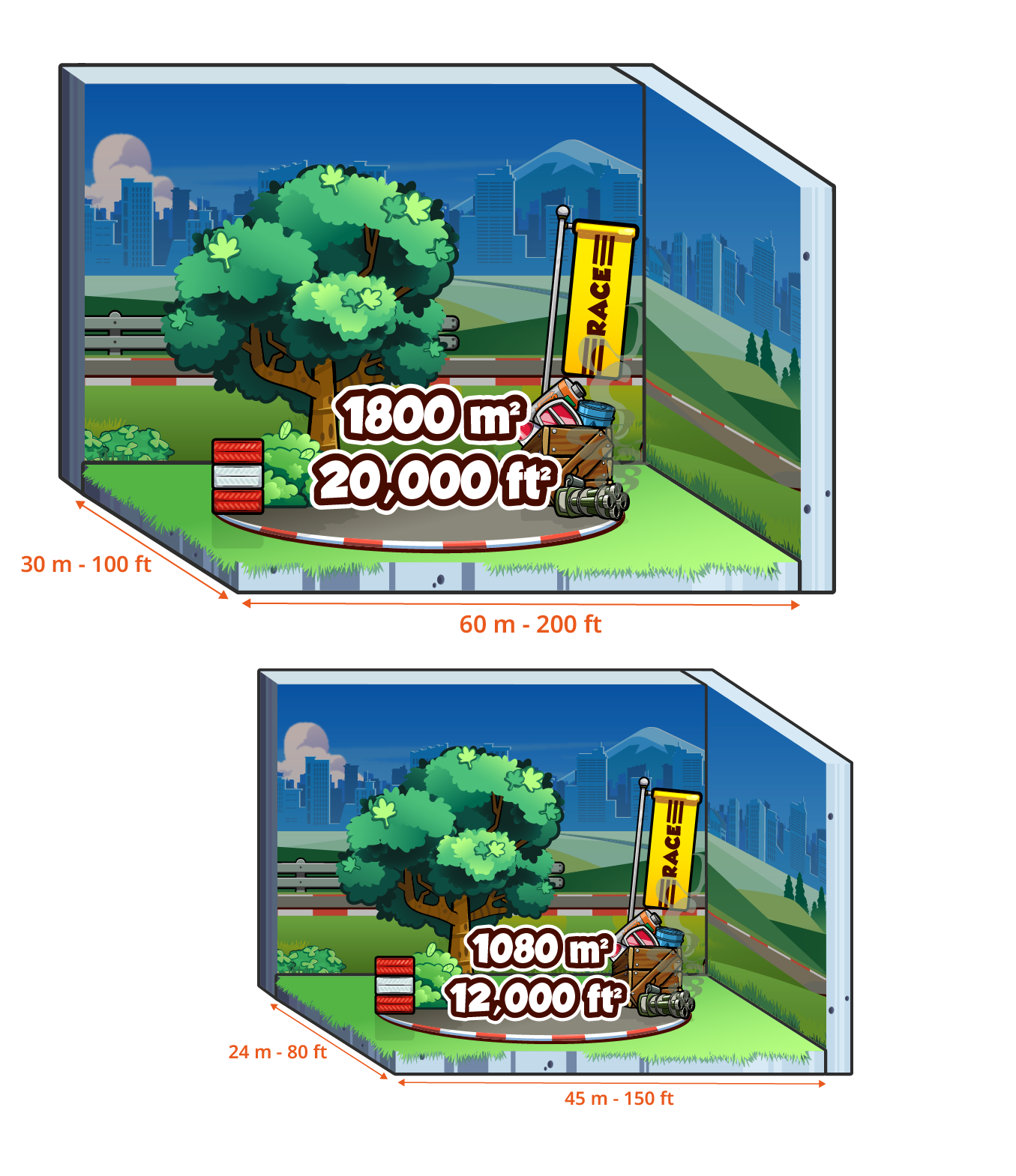 Plan de la piste BattleKart